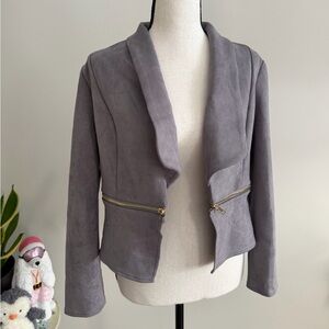 Elegant Gray Women's Jacket